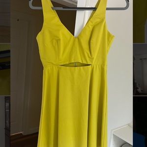 NEON Cut out Dress - Zara
